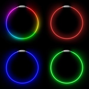 Nite Ize NiteHowl Max Rechargeable LED Dog Safety Necklace, 12 to 27-in neck