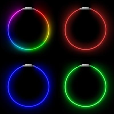 Show full view: Nite Ize NiteHowl Max Rechargeable LED Dog Safety Necklace, 12 to 27-in neck slide 6 of 11