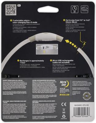 Show full view: Nite Ize NiteMeow Rechargeable LED Cat Safety Necklace, 9.5 to 14.8-in neck slide 2 of 11