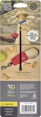 Show full view: Nite Ize RadDog Retractable Pocket Dog Leash, Large: 45.7-in long, 1/8-in wide slide 2 of 11