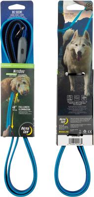 Show full view: Nite Ize Rechargeable LED Dog Leash, Blue slide 3 of 6