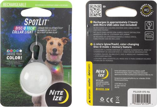 Show full view: Nite Ize Spotli Rechargeable Dog Collar Light slide 3 of 10