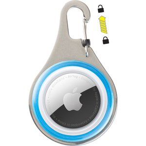 Nite Ize WearAbout Dog Clippable Tracker Holder, Bright Blue