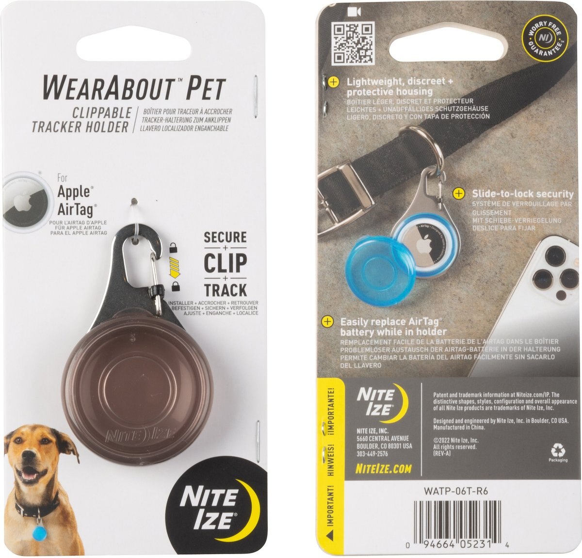 "Nite Ize WearAbout Dog Clippable Tracker Holder"