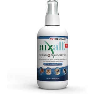 Nixall VetResponse Wound & Skin Gel Solution for Dogs, Cats & Horses, 8-fl oz bottle
