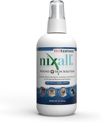 Nixall VetResponse Wound & Skin Solution for Dogs, Cats & Horses, 8-fl oz bottle