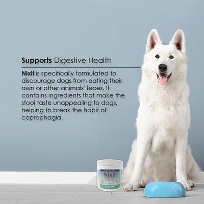 Show full view: Nixit Powder Coprophagia Supplement for Dogs, 10.5-oz jar slide 8 of 10