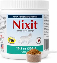 Nixit Powder Coprophagia Supplement for Dogs, 10.5-oz jar
