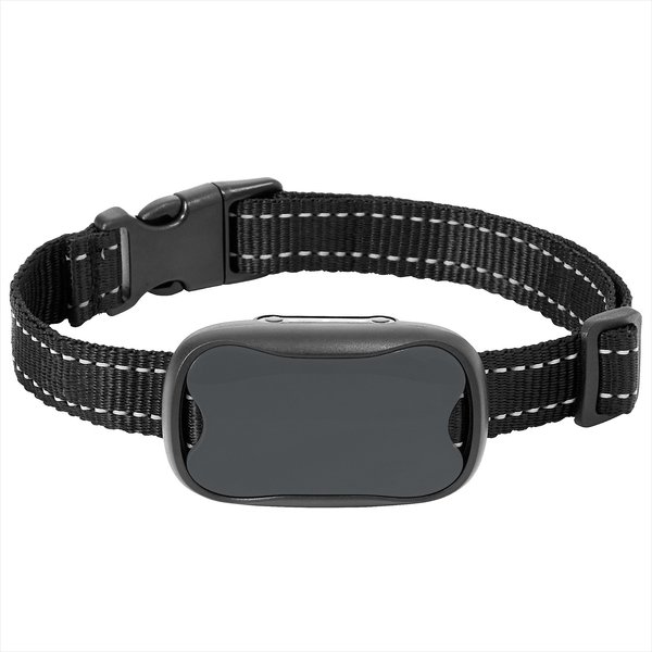No Shock Rechargeable Bark Collar, Grey