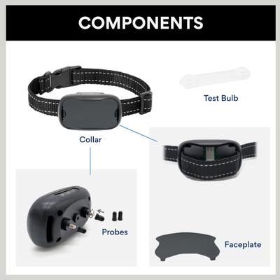 Show full view: No Shock Rechargeable Bark Collar, Grey slide 2 of 8