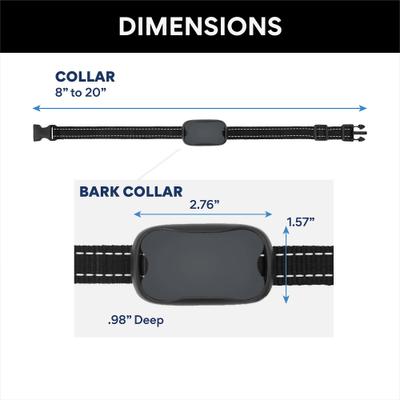 Show full view: No Shock Rechargeable Bark Collar, Grey slide 4 of 8
