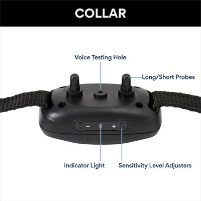 Show full view: No Shock Rechargeable Bark Collar, Grey slide 6 of 8