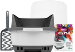 Noba Cateco Odor-Eliminating Cat Litter Box Starter Kit, Gray slide 1 of 3