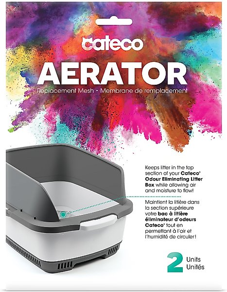 Noba Cateco Replacement Mesh Cat Litter Box Aerators, 2 count