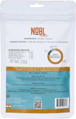 Show full view: NOBL Air-Dried Chicken & Coconut Grain-Free Jerky Dog Treats, 1.7-oz bag slide 3 of 5