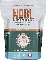 NOBL Canine Turkey & Duck Recipe Freeze-Dried Dog Food, 2-oz bar, 10 count