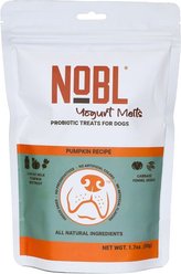 NOBL Yogurt Melts Probiotic with Pumpkin Dog Treat, 50-gram bag