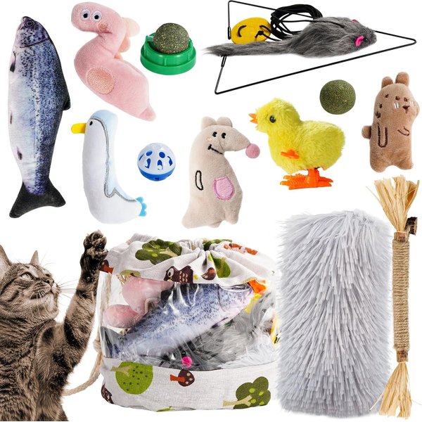 Doobie Catnip Toys For Cats - Soft, Bite-Resistant Cat Chew Toys With Long Shape For Kicking And Stress Relief