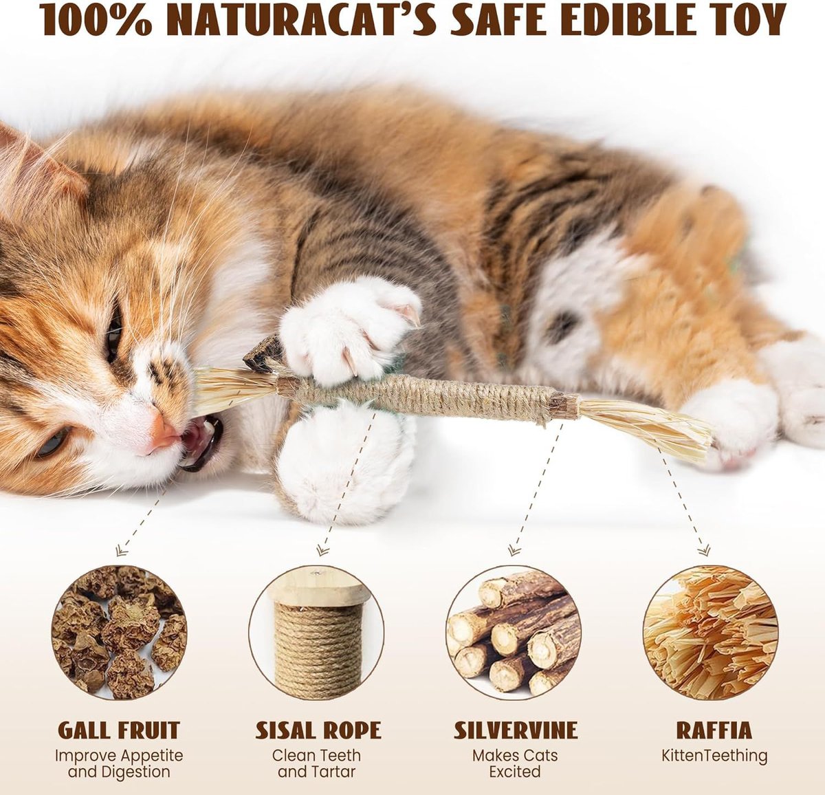 Doobie Catnip Toys For Cats - Soft, Bite-Resistant Cat Chew Toys With Long Shape For Kicking And Stress Relief
