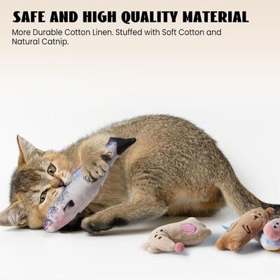 Show full view: Nocciola 12-in-1 Variety Pack with Bag Catnip Interactive Cat Toy, 12 count slide 3 of 9