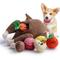 Show in main carousel: Nocciola 7-in-1 Turkey Interactive Squeaky Dog Plush Toy Variety Pack, 7 count slide 1 of 8