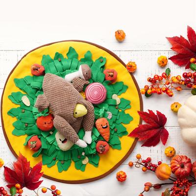 Show full view: Nocciola 7-in-1 Turkey Interactive Squeaky Dog Plush Toy Variety Pack, 7 count slide 4 of 8