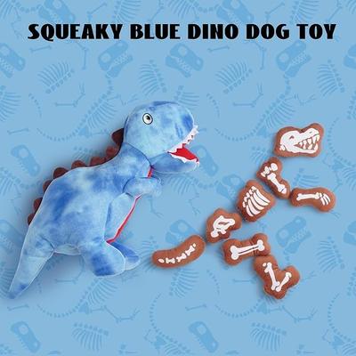 Show full view: Nocciola 9 in 1 Dinosaur Squeaky Plush Dog Toys, 9 count slide 5 of 9