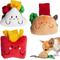 Show in main carousel: Nocciola Foodie Fun Squeaky Sandwich Taco & Fries Set Variety Pack Plush Dog Toy, 3 count slide 1 of 7
