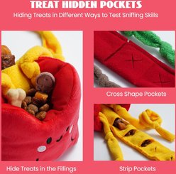 Nocciola Foodie Fun Squeaky Sandwich Taco & Fries Set Variety Pack Plush Dog Toy, 3 count slide 2 of 6