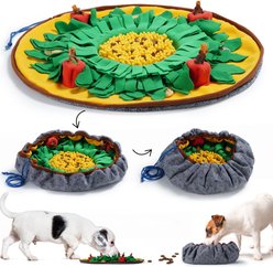 Nocciola Rosted Veggies Squeaky Interactive Snuffle Feeding Mat Dog Toy