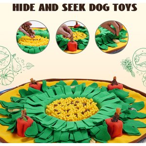 Nocciola Rosted Veggies Squeaky Interactive Snuffle Feeding Mat Dog Toy