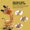 Show in main carousel: Nocciola Twistable Giraffe Stuffedless Dog Plush Toy, Orange slide 3 of 10