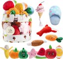 Nocciola Variety Pack Squeaky Interactive with Takeout Bag Dog Toy, 12 count