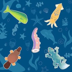 Nocciola Wildlife Stuffing-Free Squeaky Plush Dog Toys, 5 count slide 2 of 7