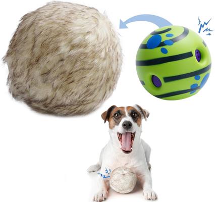 Show full view: Nocciola Wobble Giggle Ball Plush Dog Toy, Medium slide 1 of 8