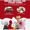 Show in main carousel: Nocciola Zoo Series with Strange Squeaky 5 Different Funny Sounds Dog Plush Toy, 5 count slide 6 of 8