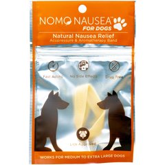NoMo Nausea Bands Natural Nausea Relief Acupressure & Aromatherapy Dog Band