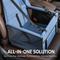 Show in main carousel: NonoPets 2-in-1 Reinforced Dog & Cat Car Booster Seat, Blue slide 3 of 9