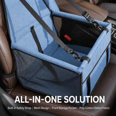 Show full view: NonoPets 2-in-1 Reinforced Dog & Cat Car Booster Seat, Blue slide 3 of 9
