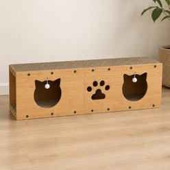 NonoPets 39.4-in Multi-Cat Play Cat Tunnel & Scratching Board