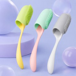 NonoPets Brush-Style Silicone Finger Dog Grooming Brush, 3 count