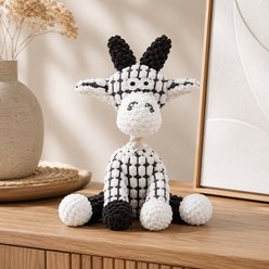 NonoPets Durable Chew Fabric Soft Plush Material Interactive Squeaky Plush Dog Toy Set with Built In Squeaker, White