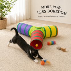 NonoPets Interactive Variety Set Essential Play & Exercise Bundle Plush Cat Toy, 19 count slide 2 of 9