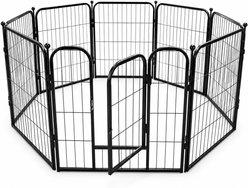 NonoPets Metal Dog & Cat Playpen with Foldable Door, Medium