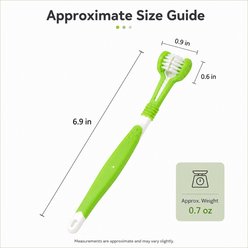 NonoPets Multi-Angle Bristles Three-Sided Dog Grooming Brush, 5 count slide 2 of 9