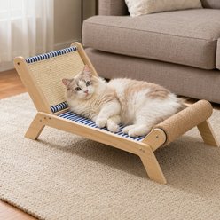 NonoPets Natural Sisal Cat Scratching Lounge with Curved Rest Surface, 1 count