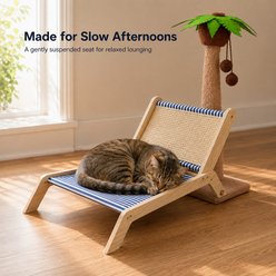 NonoPets Natural Sisal Cat Scratching Lounge with Curved Rest Surface, 2 count slide 2 of 9