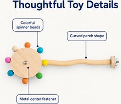 NonoPets Natural Wood Bird Perch Toy slide 2 of 9