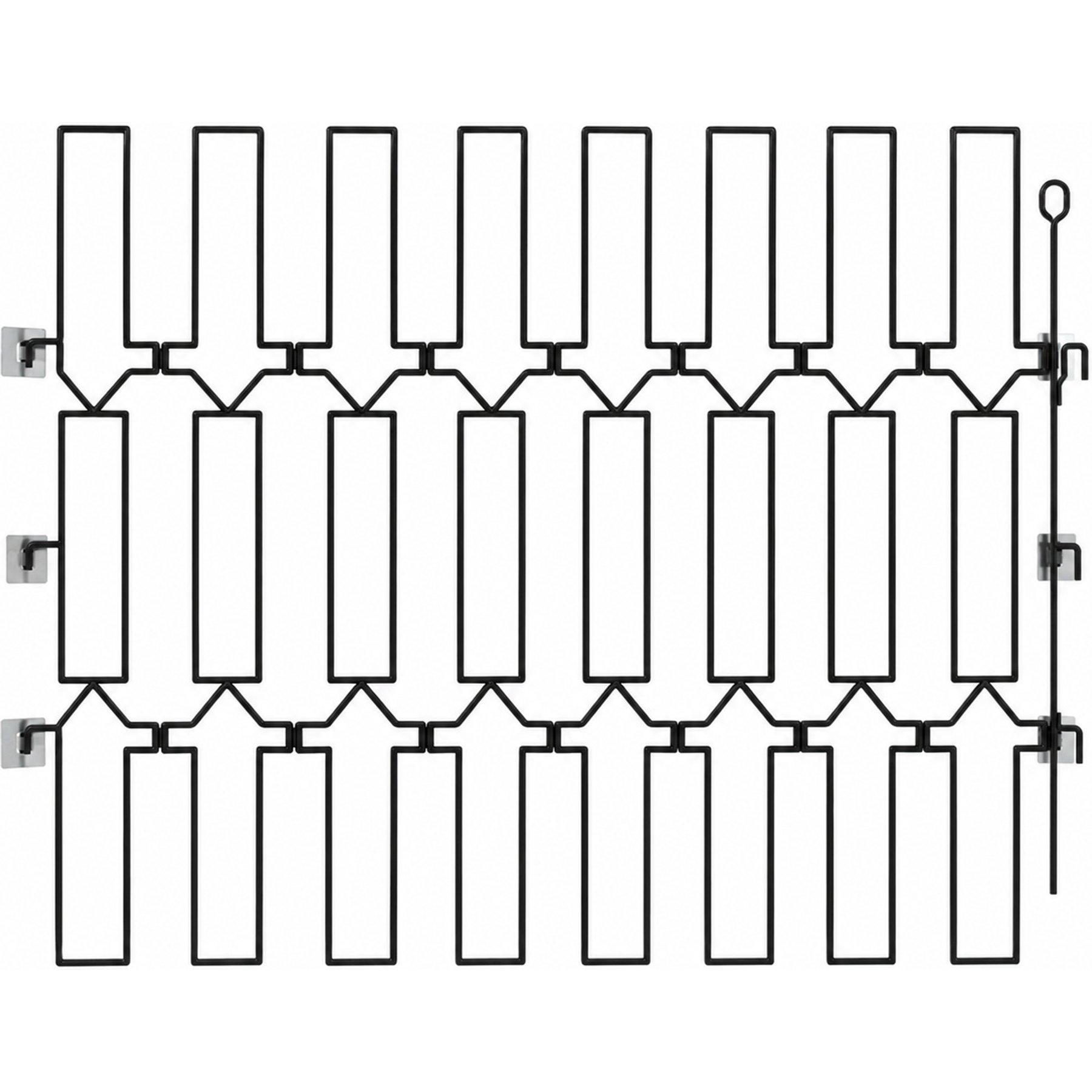 NonoPets Retractable Metal Dog & Cat Gate for Doorways, X-Large