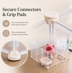 NonoPets Transparent Panel Dog & Cat Playpen with Door, Small slide 2 of 9